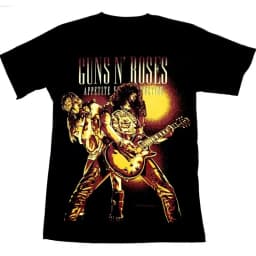 2026 Guns N 'Roses Rockers Guns N' Roses European and American Male and Female Gangsters T-shirt Short Sleeves