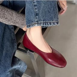 Soft Leather Casual Round-toe Flat Shoes for Ladies. 2026 Spring New Style. Simple and Comfortable for Daily Wear. Leather Shoes