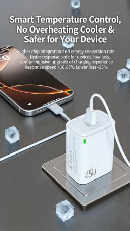 EU PD 45W Fast Charger For iPhone 17 16 15 11 12 13 14 Pro Max iPad Air Fast Charging Cable USB C Type C Data Line Phone Charger