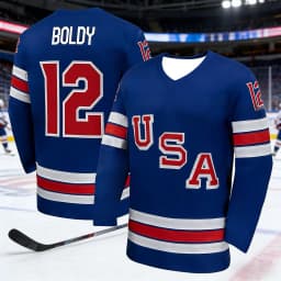 2026 Men's Best-Selling American Ice Hockey Training Jersey T-Shirt for Sports Quick-Dry 3D Print Long-Sleeved T-Shirt Kids
