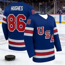 2026 Men's Best-Selling American Ice Hockey Training Jersey T-Shirt for Sports Quick-Dry 3D Print Long-Sleeved T-Shirt Kids
