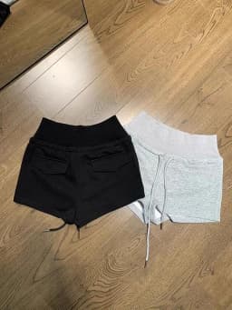 Korean Style Women Mid Waist Shorts Solid Color Mini Summer Casual Cotton Slim Fit Y2K Streetwear Women Shorts Black Shorts