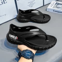 Fashion Mens Sandals Comfortable Soft Man Flip Flops Outdoor Beach Slippers Casual Non-slip Flat Shoes Lightweight Garden Shoes