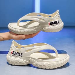 Fashion Mens Sandals Comfortable Soft Man Flip Flops Outdoor Beach Slippers Casual Non-slip Flat Shoes Lightweight Garden Shoes