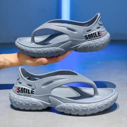 Fashion Mens Sandals Comfortable Soft Man Flip Flops Outdoor Beach Slippers Casual Non-slip Flat Shoes Lightweight Garden Shoes