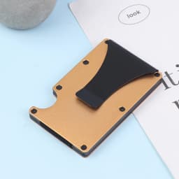 Minimalist Wallet For Men & Women - Slim RFID Wallet, Resistant, Credit Card Holder & Money Clip, Easily Removable Money