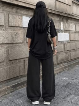 2026 Summer Kids Quick Dry Loose Pants Black Gold Number 07 & City Print Drawstring Elastic Waist Casual Streetwear Trousers