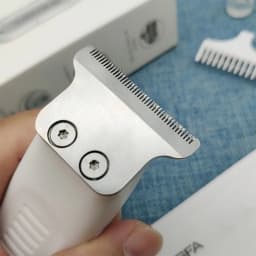 Mini Hair Trimmer 0mm T-Steel Blade Portable Rechargeable Electric Hair Clipper for Bald Head Shaving Barber Haircuts Precision