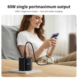 HOCO N83 40W GaN Fast Charger For iPhone 17 16 15 14 13 PD3.0 Charger for iPad Pro samsung Xiaomi Type C Mobile Phone Charger