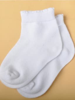 5 pairs of new children's socks, lightweight, breathable, solid color running sports socks