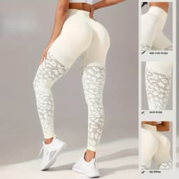 Women Hollow Mesh Yoga Tight Pants High Waist Leggings Workout Running Sexy Hip Liftting Stretchy Fitness Pants
