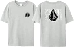 S-5XL Volcom Obsidian Kid Boy Girls T-shirt Man Clothes Cotton Short Sleeve Tops Summer Tees Fashion High Quality Big Size
