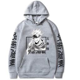 Jujutsu Kaisen Satoru Gojo Spell Return Printed Hoodie Sweatshirt Men's and Women's Hoodie Men's Tops Sports Hoodie Y2K Hoodie