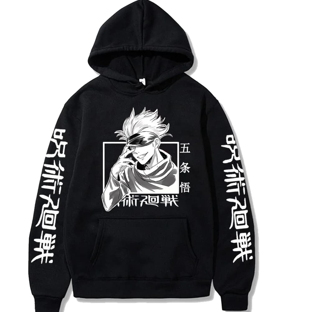Jujutsu Kaisen Satoru Gojo Spell Return Printed Hoodie Sweatshirt Men's and Women's Hoodie Men's Tops Sports Hoodie Y2K Hoodie