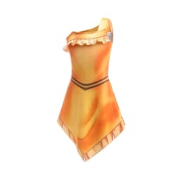 Kids Pocahontas Princess Costume Girls Native American Fancy Dress with Necklace Halloween Carnival Party Cosplay Outfit