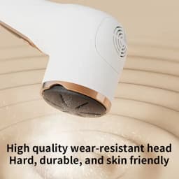 Rechargeable Electric Foot Polishing Machine, with Interchangeable Heads, Portable and Easy to Use,