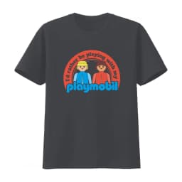 Playmobil Logo T Shirt Fashion Men's Clothing and Women's Clothing Versatile Breathable Slightly 2026 Summer New T Shirt