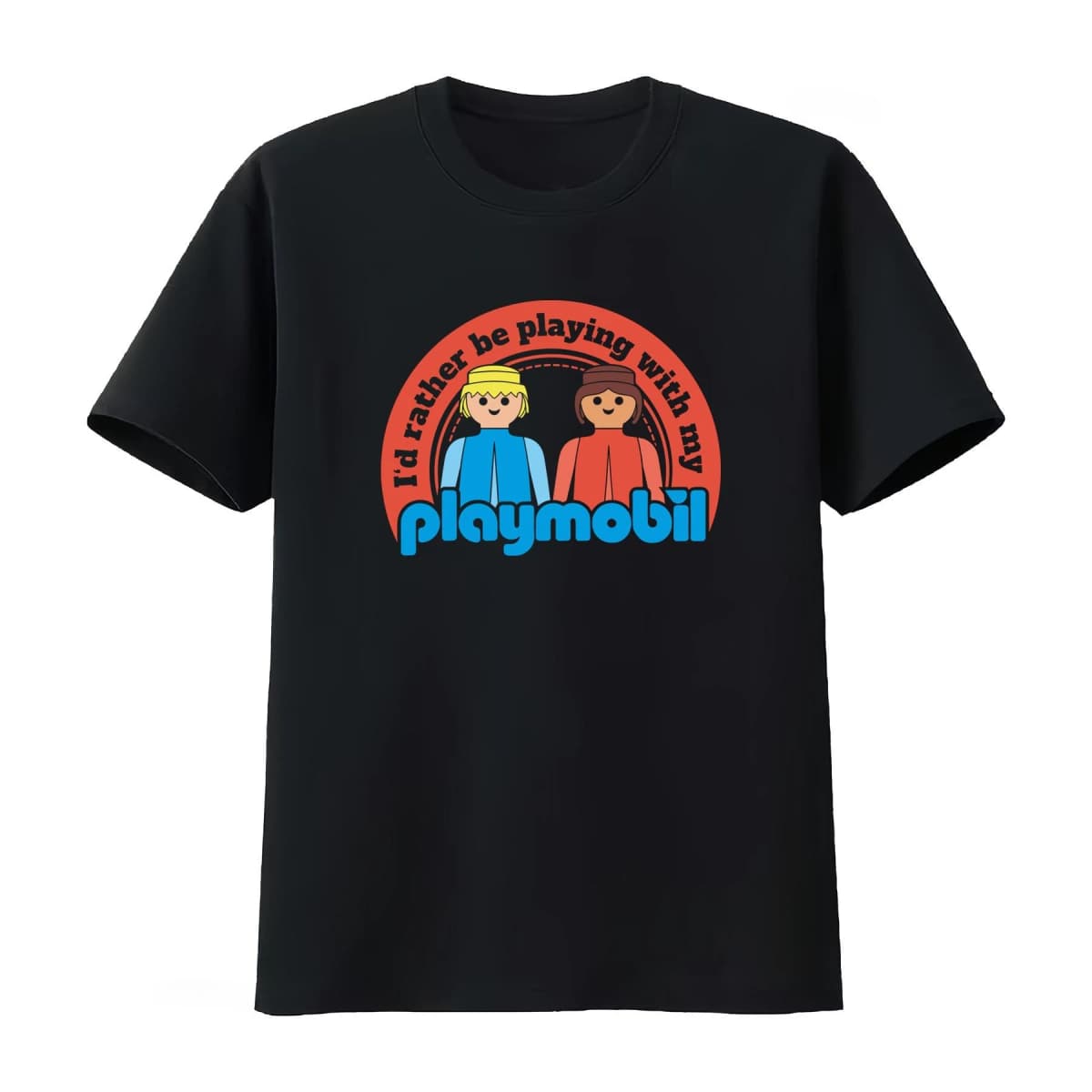 Playmobil Logo T Shirt Fashion Men's Clothing and Women's Clothing Versatile Breathable Slightly 2026 Summer New T Shirt