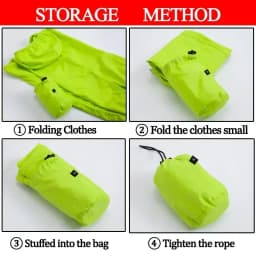 X-TIGER Ultralight Windbreaker Portable Foldable Hooded Jacket Unisex UV Protection Lightweight Outdoor Coat for Camping Hiking