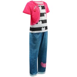 Kids Cartoon Costume Halloween Girls Cosplay Cats Printed Tops With Pants For Children Birthday Party Carnival Fancy Dress Up