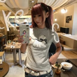 Karrram Japanese Y2k Polka Dot Puppy Print T-shirt 2000s Style Short Sleeve Grey T Shirt Vintage Harajuku Cutecore Tops American