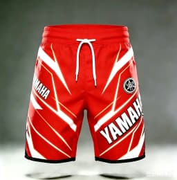 2026 Summer New Yamaha Classic Collection Fashion Sports Outdoor Fitness Shorts Men Women Large Casual Motorcycle Riding Shorts