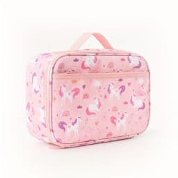 Cartoon Unicorn Shoulder Lunch Bag Children's Portable Bento Bag Student Ice Bag Outdoor Picnic Insulation Bag