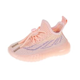 Kids Spring and Autumn Sneakers Soft Breathable Running Knitting Infant Teenage Mesh Sports Boy Girl Lightweight Coconut Shoes
