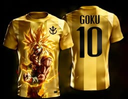 2026 Dragon Ball Official 3D Printed Goku No.10 Football Jersey Training Suit Adult Kid S-6XL 90cm-160cm Fashion Sports Wear