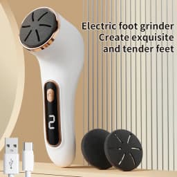 Electric foot grinder, home automatic foot grinder for removing dead skin, removing calluses, beautifying feet and repairing fee