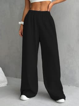 Women's Casual High-Waisted Wide-Leg Pants