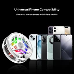 Phones Cooler 3-gear Type-C Port Power Supply Semiconductor Refrigeration Cool Down Digital Display Magnetic Cellphones Radiator