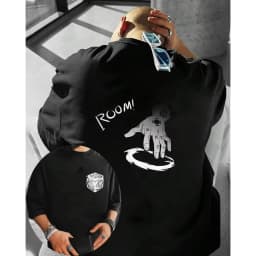 One Piece Men's T-shirt Trafalgar D. Water Law Summer Autumn Anime Boy Children's Short-sleeved Retro Loose Parent-child Outfit