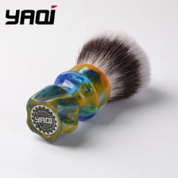 2026 YAQI Starry Night 28MM Synthetic Hair Wet Shaving Brush for Men New Model