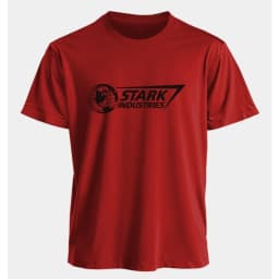 S-5XL Men's T-shirts Iron Man Stark Industries Summer American Spring and Autumn Oversized Sporty Short-sleeved