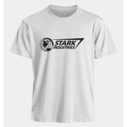 S-5XL Men's T-shirts Iron Man Stark Industries Summer American Spring and Autumn Oversized Sporty Short-sleeved