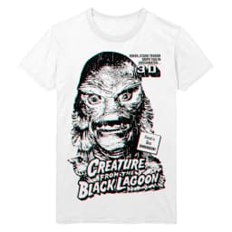 Creature From The Black Lagoon T-Shirt Men Classic Universal Monsters Horror Graphic Short Sleeve Streetwear Retro Horror Top