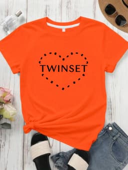 S-5XL Letter pattern Crew Neck Women's T-Shirt Short Sleeve Fashion Printed Half Sleeve Top Stretch T-Shirt
