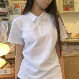 Summer Women's Polo Shirt Short Sleeve Skinny Slim Solid Japanese Preppy Style Uniform Tshirt White Basic Button Casual Top Tees