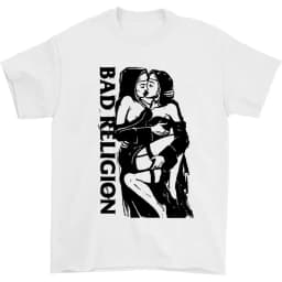 1980 Bad Religion Band PUNK Hardcore Casual T-shirt Men's and Women's Luxury Brand Top