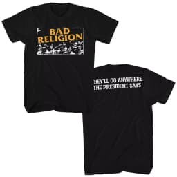 1980 Bad Religion Band PUNK Hardcore Casual T-shirt Men's and Women's Luxury Brand Top
