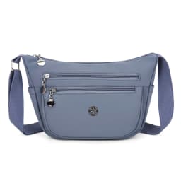 Women Crossbody Bag Water Resistant Large Capacity Nylon Multi Pocket Travel Commuter Work Phone Wallet Cosmetic Organizer