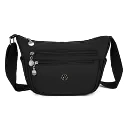Women Crossbody Bag Water Resistant Large Capacity Nylon Multi Pocket Travel Commuter Work Phone Wallet Cosmetic Organizer