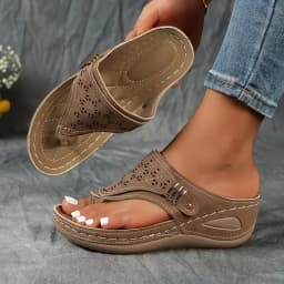 New Summer Women Wedge Sandals Open Toe Outdoor Flip Flops Fashion Casual Designer Shoes Slip on Platform Sandals Slides Women