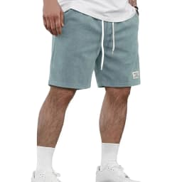 Mens Summer Solid Color Casual Shorts and Lightweight Beach and Fitness Bottoms Loose Fit Work Gym Shorts for Everyday Wear