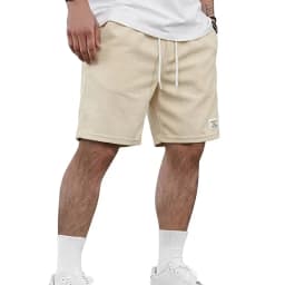 Mens Summer Solid Color Casual Shorts and Lightweight Beach and Fitness Bottoms Loose Fit Work Gym Shorts for Everyday Wear