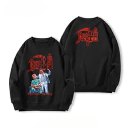 Y2k DEATH Leprosy Death Metal Band Hoodie Men and Women Autumn/winter American Rock Top Trend