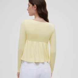 Women Fairy Y2k Cottage T-shirt Coquette Square Neck Long Sleeve Babydoll Tees Autumn Spring Vintage Clothes Casual Pullover Top