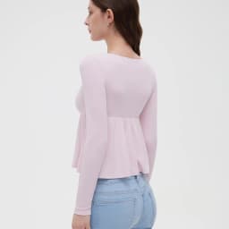 Women Fairy Y2k Cottage T-shirt Coquette Square Neck Long Sleeve Babydoll Tees Autumn Spring Vintage Clothes Casual Pullover Top