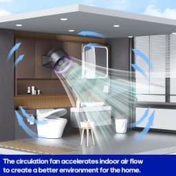Multifunctional Electric Fan Circulator 4000mAh Wireless/USB Portable Home Quiet Ventilator Desktop Wall Ceiling Fan Air Cooler